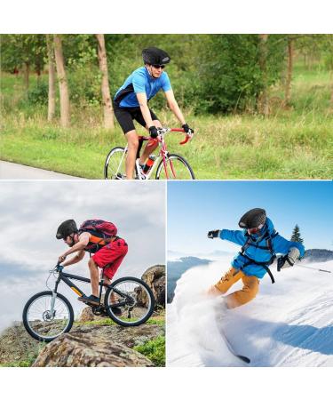 Catime Waterproof Bicycle Helmet Cover - Reflective Rain Protection for Kids & Adults - Adjustable Buckle Dustproof High Visibility Black - Buy Online on SooperMarket.com