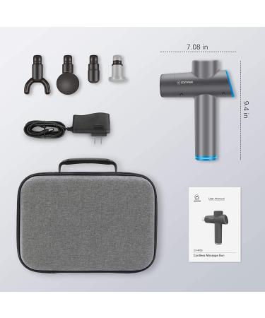 Comfier Handheld Massage Gun with Heat - Deep Tissue Percussion Massager for Athletes, Back, Neck, and Legs - Buy Online on SooperMarket.com