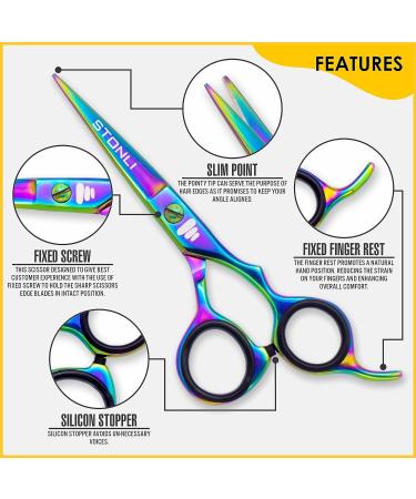 STONLI 5 Premium Beard & Moustache Scissors - Ultimate Facial Hair Styling Tool for Men - Buy Online on SooperMarket.com