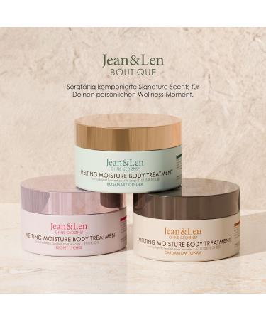 Jean & Len Melting Moisture Body Treatment - Rosemary & Ginger Body Butter for Normal Skin Paraben & Silicone-Free 200ml - Buy Online on SooperMarket.com