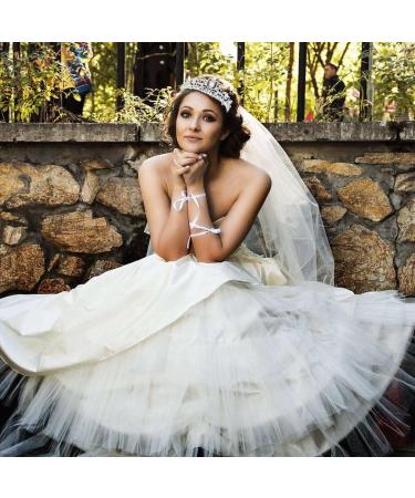 Crystal Tiara 2 Pack - Rhinestone Crown Headbands for Weddings & Birthdays | Elegant Bridal Accessories - Buy Online on SooperMarket.com