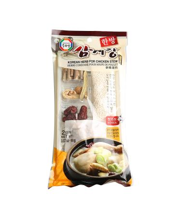 Surasang Samgyetang Herb Kit - Korean Ginseng Chicken Soup Ingredients - 3.17 Ounce (Pack of 2) - Buy Online on SooperMarket.com