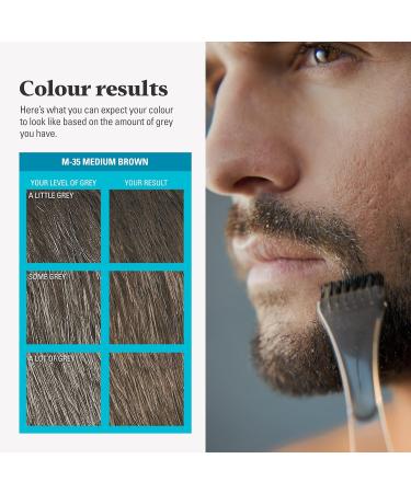 Just For Men M35 Medium Brown Moustache & Beard Dye - Eliminates Grey, Thicker & Fuller Look - Buy Online on SooperMarket.com