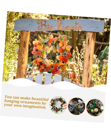 HOMSFOU 175 Pcs Christmas Wreath Decoration Red Berries Pine Needles Fake Fruit Home Decor Bouquet Flower Picks Diy Crafts Photography Eucalyptus Fruits Dried Fruit Self Made Ornaments Assorted Colorx5pcs 2.2x2.2cmx5pcs - Buy Online on SooperMarket.com