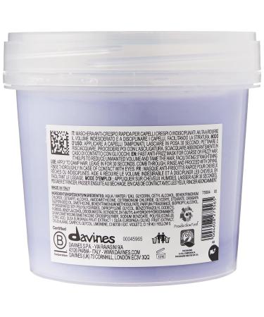 Davines LOVE Smoothing Instant Mask - Anti-Frizz Action - 8.45 fl. oz - Buy Online on SooperMarket.com
