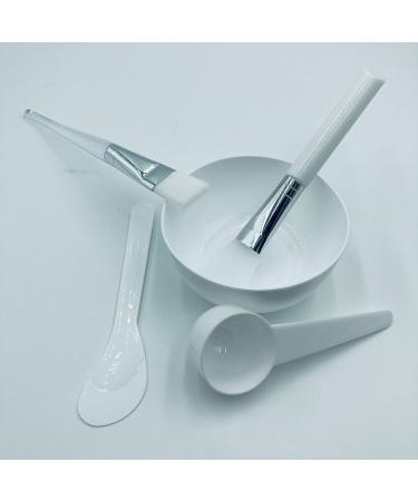 Face Mask Mixing Bowl Set - 5 in 1 DIY Facemask Mixing Tool Kit with Spatula & Brush - Buy Online on SooperMarket.com