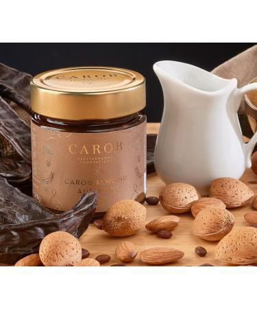 Carob Almond and Spread | Gluten-free & No Added Sugar | Contains no Cocoa | 240g - Buy Online on SooperMarket.com