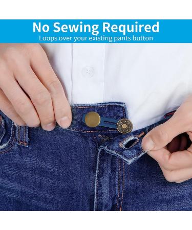 12PCS Button Extenders | Waist Extenders for Jeans & Pants | No-Sew Instant Waistband Extension | 1-1.8 Inches - Buy Online on SooperMarket.com