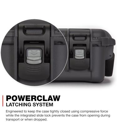 Nanuk 904 Waterproof Hard Case with Cubed Foam Insert - Graphite | Durable Protection for Valuables - Buy Online on SooperMarket.com