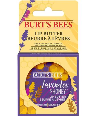 Burts Bees Lavender and Honey Lip Butter Unisex Lip Balm 0.4 oz - All-Natural Moisturizing Lip Care - Buy Online on SooperMarket.com