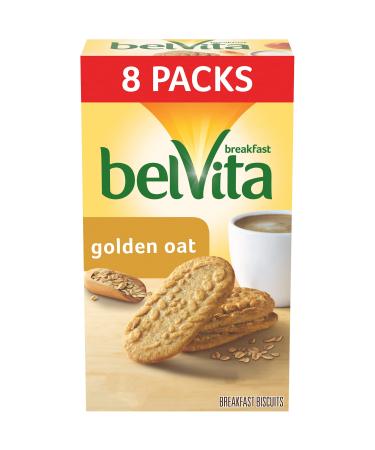 Belvita Breakfast Biscuits, Golden Oat Flavor, 8 Pack (4 Biscuitsper Pack), 1Count (Pack Of 8)