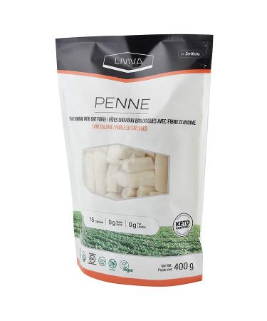 Liviva Organic Shirataki Oat Fiber Penne - Low Calorie Pasta, 400g - Buy Online on SooperMarket.com