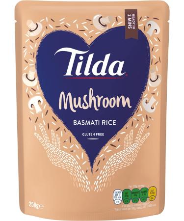 Tilda Microwave Basmati Rice Bundle with Garlic & Herb Salt Grinder - Egg Fried, Mushroom, Wholegrain Flavours - Ready in 2 Minutes - Buy Online on SooperMarket.com