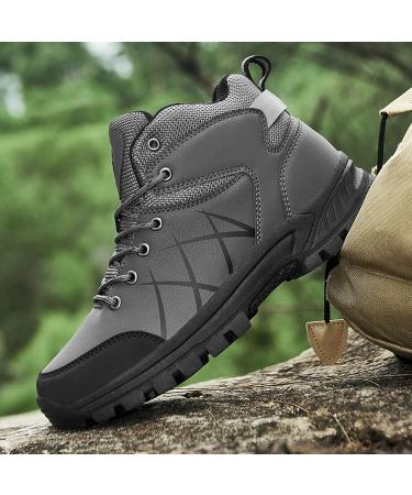 Rytejfes Men's White Sneakers - Sporty Waterproof Gym & Running Shoes | Comfortable Slip-Resistant Walking Sneakers for Women - Gray 45 EU - Buy Online on SooperMarket.com