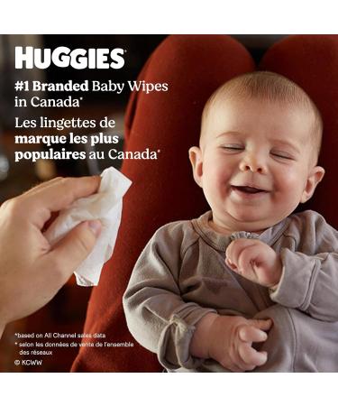 Huggies Wipes with Oat Aloe & Vitamin E Unscented 1 Push Button Pack (56 Wipes Total) - Buy Online on SooperMarket.com