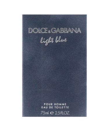 Dolce & Gabbana Light Blue for Men Eau de Toilette Spray 2.5 Fl Oz - Authentic Fragrance for Men - Buy Online on SooperMarket.com