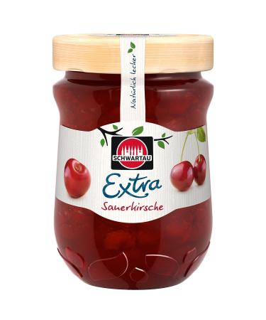 Schwartau Extra Sour Cherry Jam Pack of 8 (8 x 340 g)