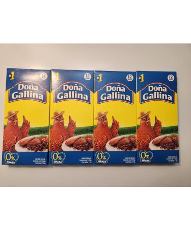 Dona Gallina 4 Packages Chicken Bouillon with 12 tables each.