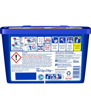 Buy Spee Power Caps Universal 4 + 1 - Heavy-Duty Detergent for Light & White Laundry (18 Loads) - Made in Germany - International Shipping Available - Buy Online on SooperMarket.com