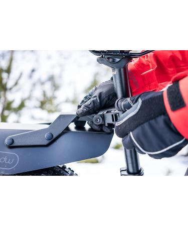 PDX Mud Shovel 6.5 Rear Fat/Plus Fender - Black Topo | Portland Design Works - Buy Online on SooperMarket.com