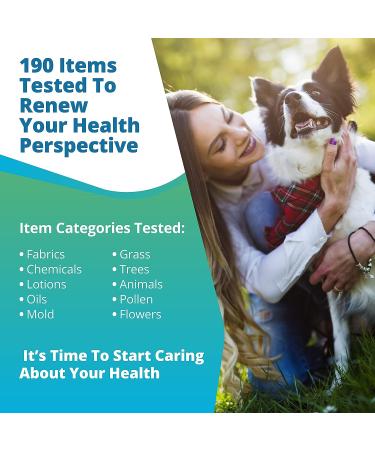 5Strands Environmental Intolerance Test - Home Sensitivity Test for 190 Outdoor & Indoor Items - Accurate Hair Analysis - Results in 7 Days - Buy Online on SooperMarket.com