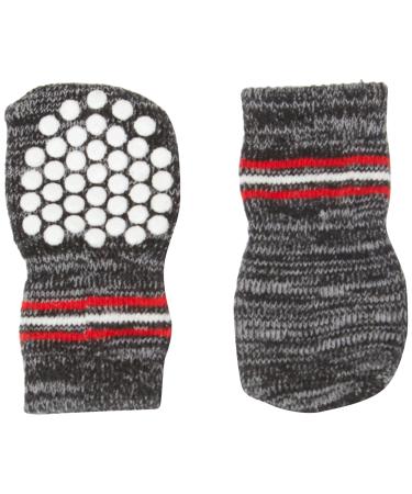 Trixie 19502 Dog Socks Anti-Slip S M 2 pcs. grey grey Small - Medium