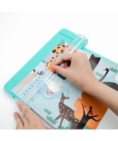 Paper Cutter A5 Paper Trimmer Titanium Scrapbooking Tool with 1pcs Replacement Cutting Blade for Scrapbooking  Picture Cutting  Label Design  Photos Comes with a Replacement Cutting Blade Blade - Buy Online on SooperMarket.com