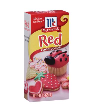 McCormick Red Food Color, 1 fl oz 1 Fl Oz (Pack of 1)