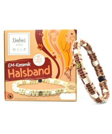EM ceramic collar for dogs & cats - made to measure EM band original US paracord (61-70 cm Bordeaux red) 61-70 cm Bordeaux red