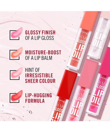Rimmel Oh My Gloss! Lip Oil - Vivid Red (004) - Buy Online on SooperMarket.com