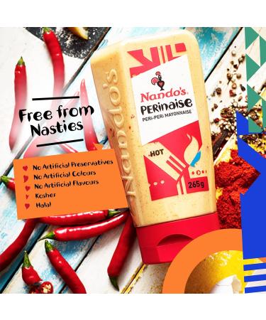 Nando's Hot Perinaise Peri-Peri Mayonnaise 465g - Buy Online on SooperMarket.com