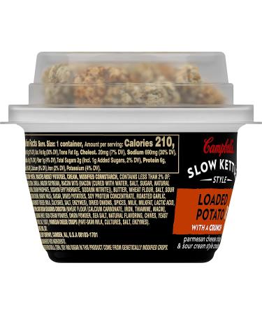 Campbell's Slow Kettle Style Loaded Potato Soup Cup 7oz (Pack of 6) - Buy Online on SooperMarket.com