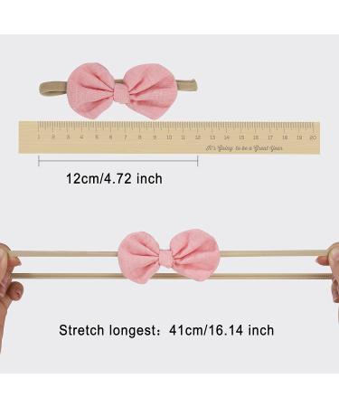 12-Piece Baby Hair Bands | Fashionable Frontal Ligaments & Accessories for Toddlers and Newborns - Buy Online on SooperMarket.com