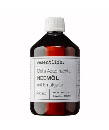 essential. Neem oil with emulsifier 500ml - ready mixed for immediate use 500 ml