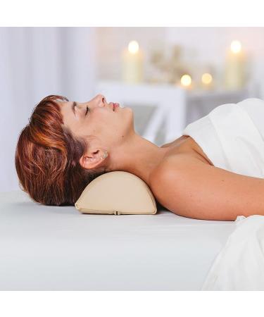 EARTHLITE Bolster Pillow Neck - Durable Massage Bolster for Back Pain Relief | 100% PU Upholstery with Strap Handle | Professional Quality for Massage Tables | Amethyst - Buy Online on SooperMarket.com