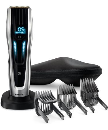 Philips Series 9000 Hair Clipper HC9450/20 - 400 Length Settings Titanium Blades & Digital Touch Control | S9000 3 Combs & 2 Accessories - International Shipping Available - Buy Online on SooperMarket.com