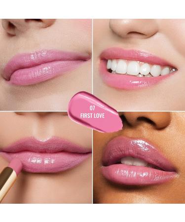 Oulac Mauve Pink Lipstick - Moisturizing Tinted Lip Balm | Sheer Shine Vegan Formula for Hydrated Lips | Lightweight & Juicy Finish - 2.2g/0.07oz - Buy Online on SooperMarket.com