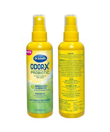 FunkAway Sport Aerosol Spray 3.4 oz & Dr. Scholl's Probiotic Foot Spray 4oz - Odor Eliminator for Shoes and Sports Gear - Buy Online on SooperMarket.com