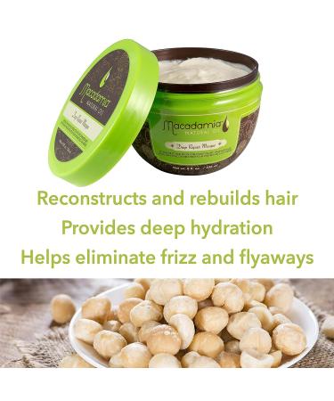 Macadamia Natural Deep Repair Hair Masque - 8 oz Hydrating Treatment - Buy Online on SooperMarket.com