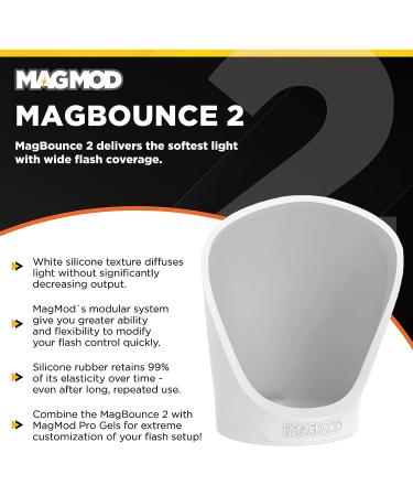 MagBounce 2 Flash Modifier by MagMod | Magnetic Light Diffuser Attachment - Buy Online on SooperMarket.com