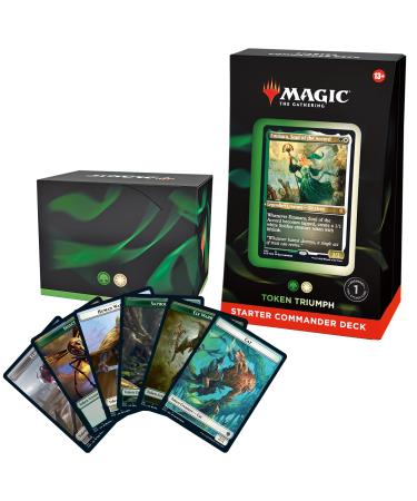 Magic: The Gathering Starter Commander Deck  Token Triumph (Green-White)