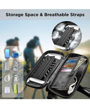 Waterproof 360 Rotatable Mobile Phone Holder for Bicycles - Gray Bracket with Rain Hood for 7 Smartphones & GPS - Buy Online on SooperMarket.com
