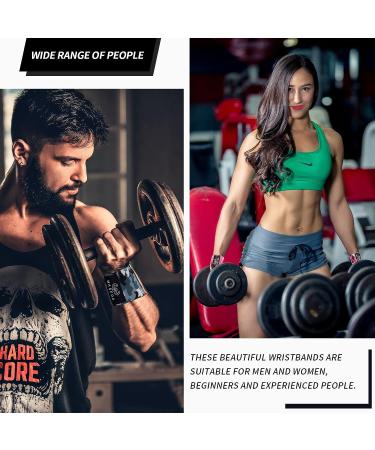 MASEDA Camouflage Wrist Wraps for Fitness Workouts - 1 Pair American Flag Design for Men and Women - Buy Online on SooperMarket.com