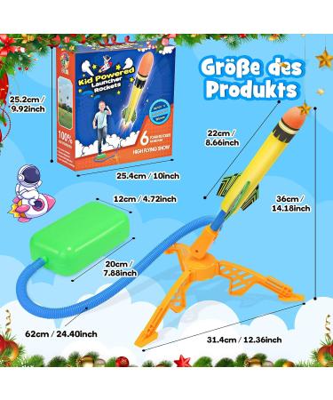 Dislocati 6 Pack Rocket Toys - Air Pressure Outdoor Fun | Perfect Kids Gifts | Shop Internationally - Buy Online on SooperMarket.com