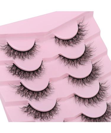 7 Pairs Cat Eye Lashes - Dramatic 3D Soft Strip Eyelash Extensions for Volume & Natural Look | Reusable Makeup Tools (A04 - Buy Online on SooperMarket.com