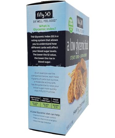 Fifty 50 Low Glycemic Hearty Oatmeal Cookies - 7 oz (198 g) | Healthy Snack - Buy Online on SooperMarket.com