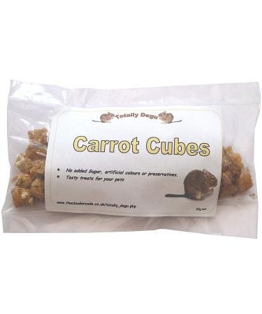 Good Degu Carrot Cubes- Degu treats 2-pack