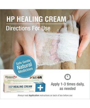 HomeoPet HP Healing Cream 14g - Natural Support for Pet Wound Healing - Buy Online on SooperMarket.com