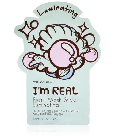 TONYMOLY I'm Real Pearl Luminating Mask Sheet 1 Count
