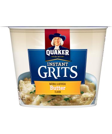 Quaker Instant Grits, Butter, 1.48 Ounce Cup 1.48 Ounce (Pack of 1)